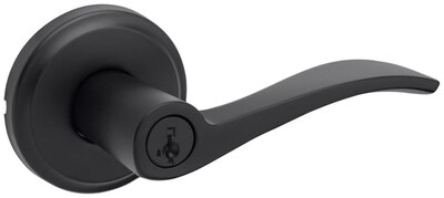 Foto 1 | Foto 1 | Cerradura De Puerta Kwikset 740sel-514s Sedona Lever Color Negro Mate - Venta Internacional.