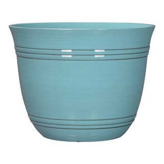 Foto 1 | Foto 1 | Maceta L&g Galileo Polyresin Aqua De 11 X 37 X 37 Cm Para Interiores Y Exteriores - Venta Internacional.