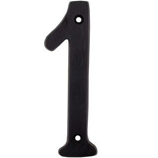 Foto 1 | Foto 1 | House Number Stone Harbor Hardware #1 10 Cm Negro Mate - Venta Internacional.