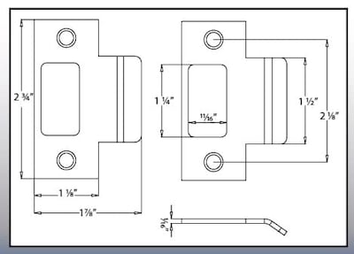 Foto 2 | Foto 2 | Plato En Forma De T-strike Con Esquinas Cuadradas Stone Harbor 7 Cm 5 4 Cm Negro Mate - Venta Internacional.