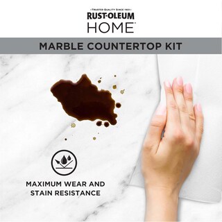 Foto 3 | Foto 3 | Kit De Revestimiento Para Encimeras Rust-oleum Home Marble 2.1l Blanco - Venta Internacional.
