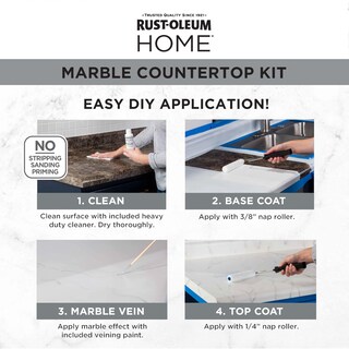 Foto 5 | Foto 5 | Kit De Revestimiento Para Encimeras Rust-oleum Home Marble 2.1l Blanco - Venta Internacional.