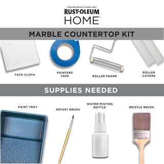Foto 6 | Foto 6 | Kit De Revestimiento Para Encimeras Rust-oleum Home Marble 2.1l Blanco - Venta Internacional.