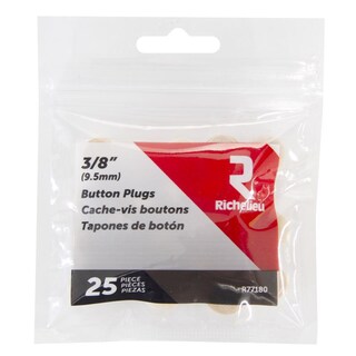Foto 1 | Foto 1 | Tapón De Botón Richelieu Redondo Abedul 10 Mm De Profundidad X 1 3 Cm De Largo Paquete De 25 - Venta Internacional.