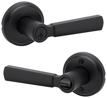 Foto 4 | Foto 4 | Cerradura De Puerta Kwikset 740phl-514s Perth Lever Color Negro Mate - Venta Internacional.