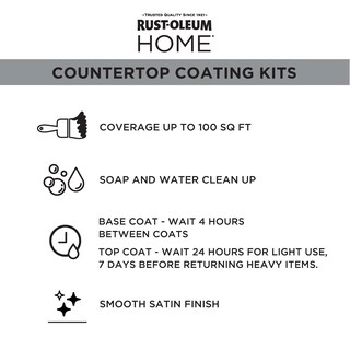 Foto 5 | Foto 5 | Kit De Revestimiento Para Encimeras Rust-oleum Home Satin White - Venta Internacional.