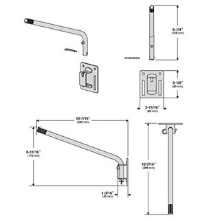 Foto 3 | Foto 3 | Riel Cuadrado Y Superficie Vertical Mount Magma Products A10-240 - Venta Internacional.