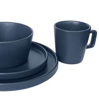 Foto 4 | Foto 4 | Vajilla Cerámica Praga Chefmaker Azul Para 4 Personas 16 Piezas