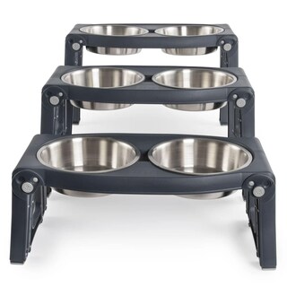 Foto 7 | Foto 7 | Comedero Doble Para Mascotas Dexas Pets De Altura Ajustable Con Cuencos - Venta Internacional.