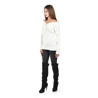 Foto 2 | Foto 2 | Blusa Off-shoulder Roman Fashion /juvenil 83346 (blanco) Blanco