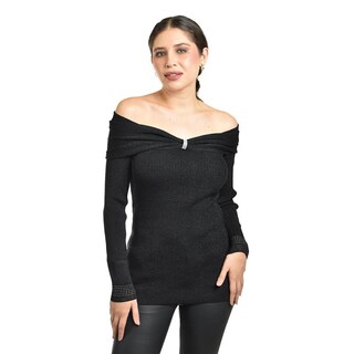 Foto 5 | Foto 5 | Blusa Off-shoulder Roman Fashion /juvenil 83346 (negro) Negro