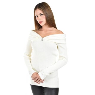 Foto 1 | Foto 1 | Blusa Off-shoulder Roman Fashion /juvenil 83346 (blanco) Blanco