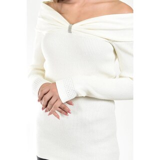 Foto 4 | Foto 4 | Blusa Off-shoulder Roman Fashion /juvenil 83346 (blanco) Blanco