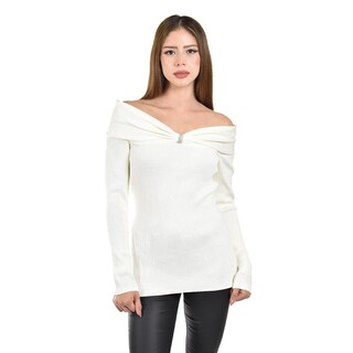 Foto 5 | Foto 5 | Blusa Off-shoulder Roman Fashion /juvenil 83346 (blanco) Blanco