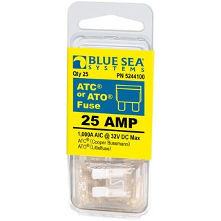 Foto 2 | Foto 2 | Fuse Blue Sea Systems 5244100 25 A Ato/atc Paquete De 25 - Venta Internacional.