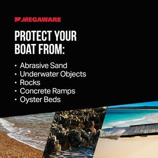 Foto 4 | Foto 4 | Protector De Casco Boat Keel Guard Megaware Amarillo 12 Pies Hecho A Mano - Venta Internacional.