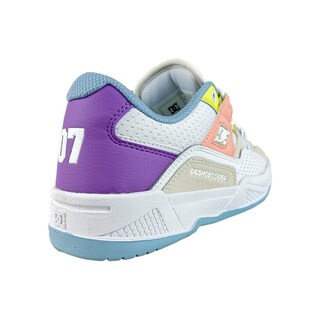 Foto 7 | Foto 7 | Tenis Para Mujer Blanco Rosa Amarillo Dc Shoes Construct Blanco
