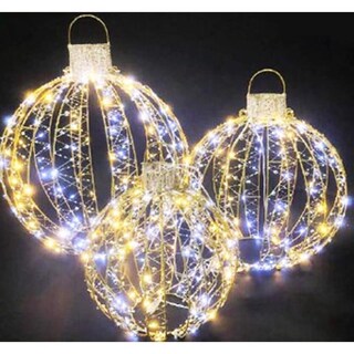 Foto 1 | Foto 1 | Adornos Led Yard Decor Sienna De Color Blanco Cálido 50 Cm Paquete De 3 - Venta Internacional.