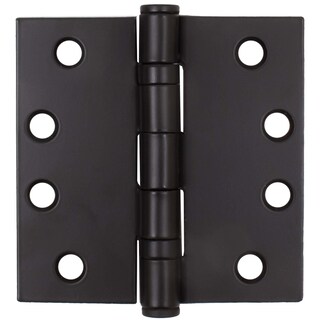 Foto 1 | Foto 1 | Hinge Stone Harbor Hardware Esquina Cuadrada De 4 Pulgadas Negro Mate - Venta Internacional.