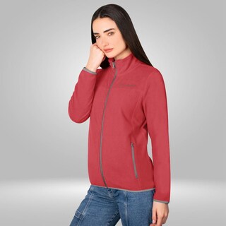 Foto 6 | Foto 6 | Chamarra De Fleece Para Mujer Con Cuello Alto Y Bolsillos Greenlander Rojo