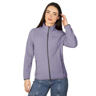 Foto 2 | Foto 2 | Chamarra De Fleece Para Mujer Con Cuello Alto Y Bolsillos Greenlander Lila