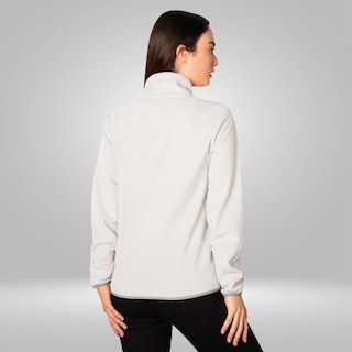 Foto 7 | Foto 7 | Chamarra De Fleece Para Mujer Con Cuello Alto Y Bolsillos Greenlander Blanco