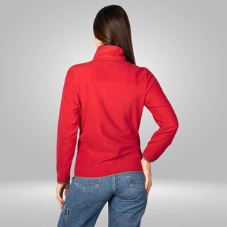 Foto 7 | Foto 7 | Chamarra De Fleece Para Mujer Con Cuello Alto Y Bolsillos Greenlander Vino