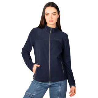 Foto 2 | Foto 2 | Chamarra De Fleece Para Mujer Con Cuello Alto Y Bolsillos Greenlander Azul Marino