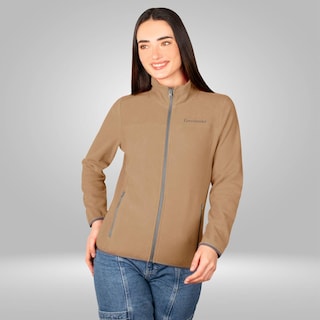 Foto 2 | Foto 2 | Chamarra De Fleece Para Mujer Con Cuello Alto Y Bolsillos Greenlander Beige