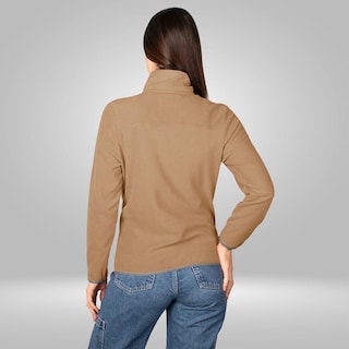 Foto 6 | Foto 6 | Chamarra De Fleece Para Mujer Con Cuello Alto Y Bolsillos Greenlander Beige