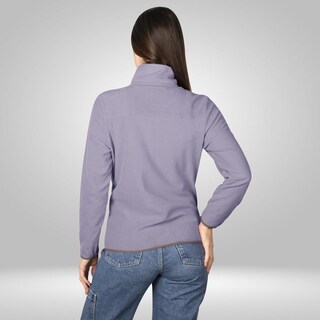Foto 7 | Foto 7 | Chamarra De Fleece Para Mujer Con Cuello Alto Y Bolsillos Greenlander Lila