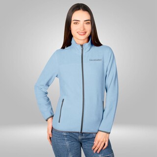 Foto 3 | Foto 3 | Chamarra De Fleece Para Mujer Con Cuello Alto Y Bolsillos Greenlander Azul Cielo