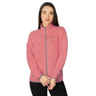 Foto 1 | Foto 1 | Chamarra De Fleece Para Mujer Con Cuello Alto Y Bolsillos Greenlander Rosa