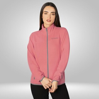 Foto 2 | Foto 2 | Chamarra De Fleece Para Mujer Con Cuello Alto Y Bolsillos Greenlander Rosa