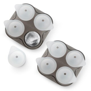 Foto 1 | Foto 1 | Juego De Bandejas Para Bolas De Hielo Final Touch De 1.5 Pulgadas De Fusión Lenta Sin Bpa - Venta Internacional.