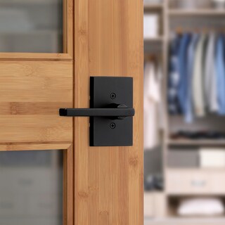 Foto 2 | Foto 2 | Tirador De Puerta Falso Kwikset Halifax Negro Mate Que No Gira - Venta Internacional.