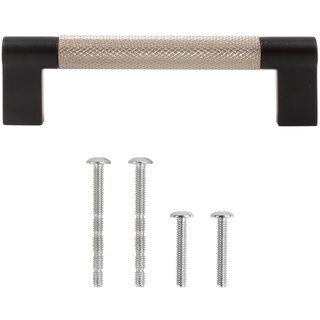 Foto 3 | Foto 3 | Cabinet Pull Stone Harbor Hardware 96 Mm Níquel Satinado Negro Mate - Venta Internacional.