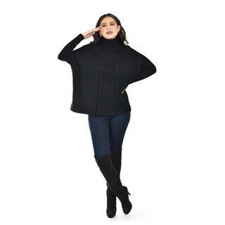 Foto 4 | Foto 4 | Sueter De Cuello Alto Roman Fashion /juvenil 4010 (negro) Negro