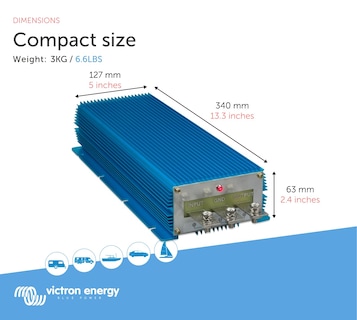 Foto 3 | Foto 3 | Convertidor Dc-dc Victron Energy Orion 12/24 V 50 A Ip67 - Venta Internacional.