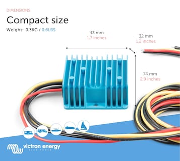 Foto 3 | Foto 3 | Convertidor Cc-cc Orion Ip67 De 24 V A 12 V Y 20 A De Victron Energy - Venta Internacional.