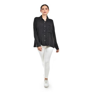 Foto 4 | Foto 4 | Camisa De Manga Larga Roman Fashion / Juvenil 35211 (negro) Negro