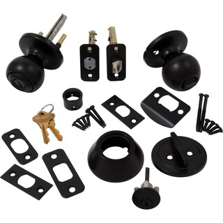 Foto 5 | Foto 5 | Paquete Combinado De Pomos De Puerta Stone Harbor Hardware Ball Negro Mate - Venta Internacional.
