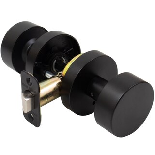 Foto 2 | Foto 2 | Pomo De Puerta Stone Harbor Hardware Bonn Privacy Negro Mate - Venta Internacional.