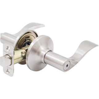 Foto 1 | Foto 1 | Palanca De Puerta Stone Harbor Hardware Beaverton Satin Nickel Privacy - Venta Internacional.