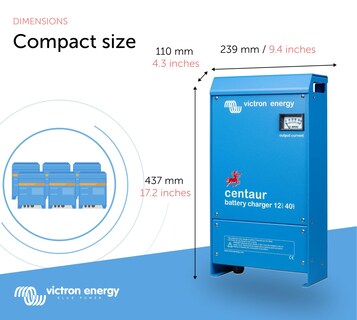 Foto 3 | Foto 3 | Cargador De Baterías Victron Energy Centaur 12v 40a 3 Bank - Venta Internacional.