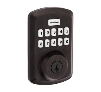Foto 1 | Foto 1 | Deadbolt Lock Kwikset 9250trs-11ps Powerbolt 2 En Bronce Veneciano - Venta Internacional.