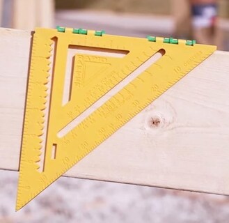Foto 7 | Foto 7 | Ruler Rapid Rafter Cuadrado Plegable De Doble Cara Amarillo Y Verde - Venta Internacional.