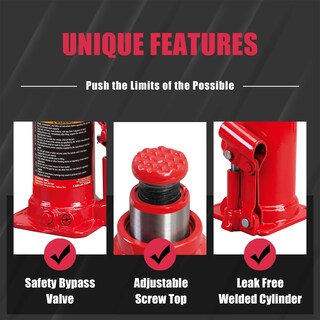 Foto 3 | Foto 3 | Botella Jack Big Red T92003b Torin Hydraulic Con Capacidad De 20 Toneladas - Venta Internacional.