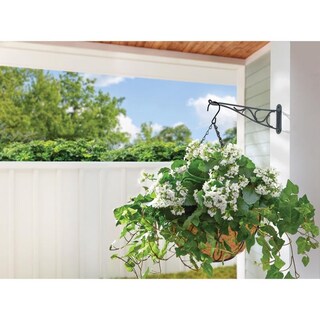 Foto 1 | Foto 1 | Plant Hook Living Accents Giratorio 25 Cm Para Exteriores Color Negro - Venta Internacional.