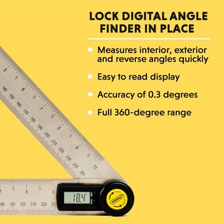 Foto 6 | Foto 6 | Buscador Digital De Ángulos General Tools #823 Acero Inoxidable 25 Cm - Venta Internacional.